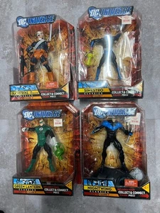 DC UNIVERSE CLASSICS WAVE 3 LOT(4) NIGHTWING,DEATHSTROKE,ROBIN, SINESTRO - Picture 1 of 5