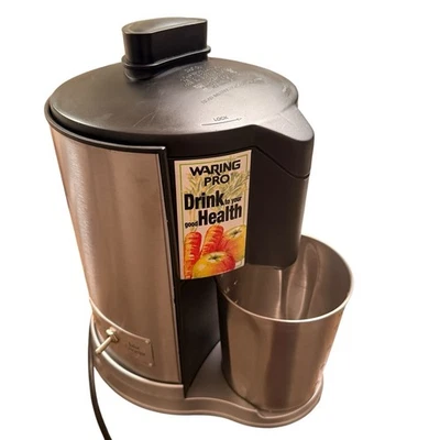 Waring Pro Health Juice Extractor Juicer JEX328 Stainless Steel Fruit Vegetable - Image 1 of 4