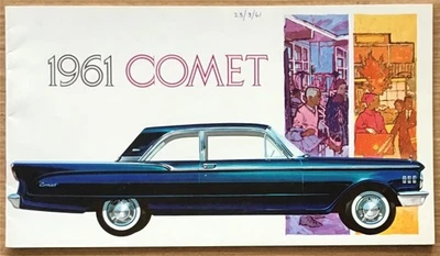 MERCURY COMET USA Car Sales Brochure 1961 #C61-104 - Image 1 of 3