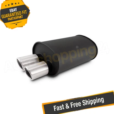 Silenciador universal Vibrant Performance 12316 StreetPower negro plano Foto 1 de 4