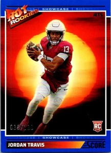 2024 SCORE HOT ROOKIES SHOWCASE AZUL PARALELO #5 JORDAN TRAVIS 033/100 - Imagen 1 de 1
