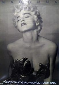 Madonna: Who’s that girl Original tour Poster – 1987 - Imagen 1 de 1
