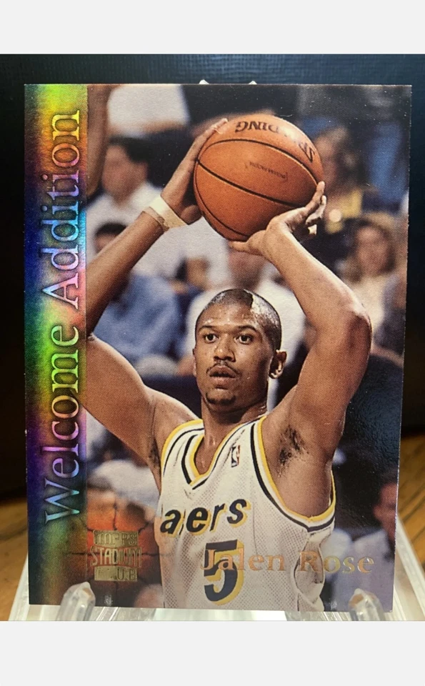 1996-97 Topps Stadium Club Welcome Additions #WA23 Jalen Rose Insert - Image 1 of 1