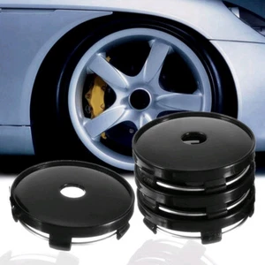 4x Car Wheel Tire Rims Center Hub Cap Cover Decoration 60mm ABS Universal  - Picture 1 of 12