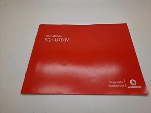 New Old Stock English Samsung SGHU700 Mobile Phone User Guide Manual 3UKPOST - Zdjęcie 1 z 4