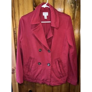 Chaqueta Blazer Chicos Roja Doble Pecho Informal Chic Talla 0 - Imagen 1 de 4