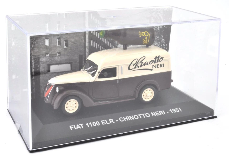 DIE CAST FIAT 1100 ELR CAMIONCINO  CHINOTTO NERI  1951 SCALA 143 [049/47A] - Immagine 1 di 1