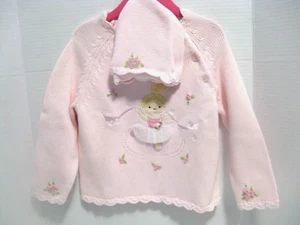 NEW Lydia Jane 2Pc Pink Sweater & Cap Little Girls Size  4T NWT - Picture 1 of 6