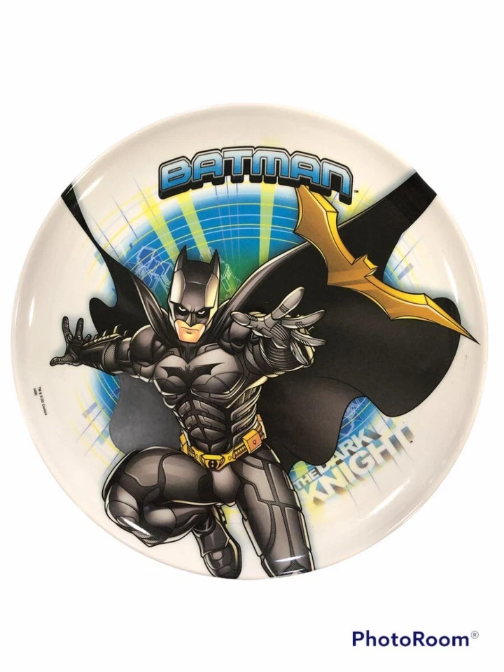 Piatto grande in melamina per la scuola Batman 23 cm - Immagine 1 di 1