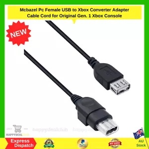 Mcbazel Pc Female USB to Xbox Converter Adapter Cable Cord for Original Gen NEW - Picture 1 of 7