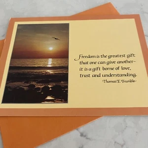 Leanin' Tree 'Freedom is the Greatest Gift' Friendship Message Greeting Card - Picture 1 of 5