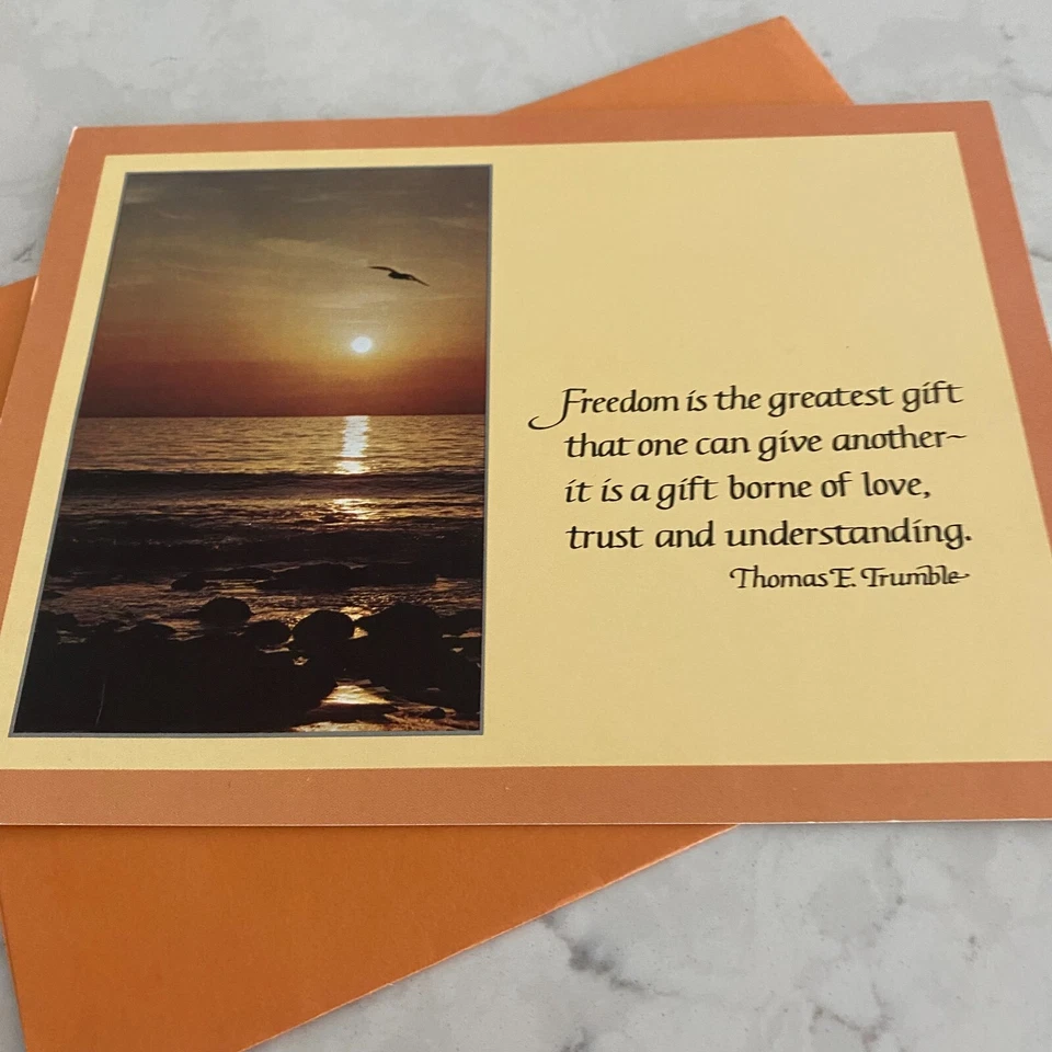 Leanin' Tree 'Freedom is the Greatest Gift' Friendship Message Greeting Card - Image 1 of 4
