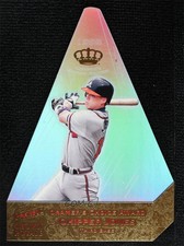 1998 Pacific Crown Royale Cramer's Choice Award Jumbos Chipper Jones #6 HOF