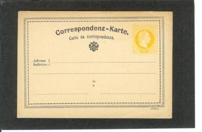 AUSTRIA POSTAL CARD "Correspondenz-Karte"  UNUSED  1872 issue   2 kr value - Image 1 of 2