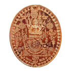 Phra Phrom Brahma Copper UFO Coin Yant AJ Mom Thai Amulet Success Prosperity