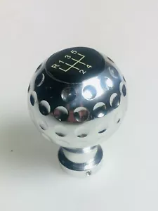 GOLFBALL SHIFTER SHIFT KNOB SILVER - MANUAL for VW MK1 MK2 MK3 GOLF JETTA GTi - Picture 1 of 2