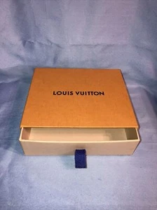Louis vuitton drawer style empty wallet size box 5.75”x 5”x 1.5 Inches .