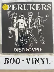 Perukers - Distroyer 7” green punk / hardcore vinyl record NM / NM - Picture 1 of 5