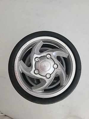 Combi TS 5EX Twin Sport DX Rear Wheel Tire Stroller Replacement Silver.  - Image 1 of 4