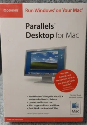 VINTAGE!  Sigillato! Parallels Desktop 2006 per Mac - Nuovo con scatola sigillato Windows Mac - Immagine 1 di 4