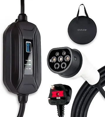 Cupra BORN Charging Cable Type 2 UK Plug Mains Home Socket EV PHEV Hybrid Car 5M • 224.49€