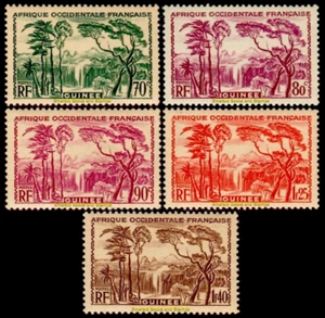 EBS French Guinea 1939-1940 - Beautiful Landscape - YT GU 138/165 - MNH** - Picture 1 of 6