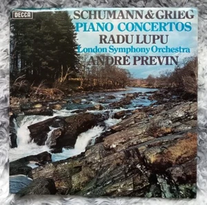 SXL 6624 SCHUMANN/GRIEG Piano Concertos RADU LUPU London Symp PREVIN LP UK 1977 - Picture 1 of 6