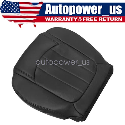 For 2008 09-2012 GMC Acadia Passenger Bottom Perforated Leather Seat Cover Black - Изображение 1 из 4