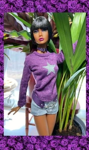 Poppy Parker " Ultra Violet" 2022,  4 Pcs..Partial  Clothes Set, NEW - Picture 1 of 3