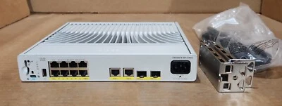Cisco C9200CX-8P-2X2G-E 8-Port 1G PoE+ 4-Port Combo Uplink Network Essentials - Image 1 of 2