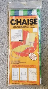 Chaise One Piece Replacement Cover for Aluminum Lounges by PARADISE Blue Green - Picture 1 of 4