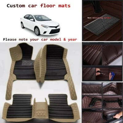 Alfombrillas de coche personalizadas impermeables revestimientos automáticos para Nissan Sentra 2002-2025 Foto 1 de 4