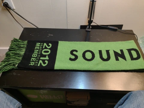 MLS Sounders 2012 Season Ticket Holder Scarf (See Description) Cover