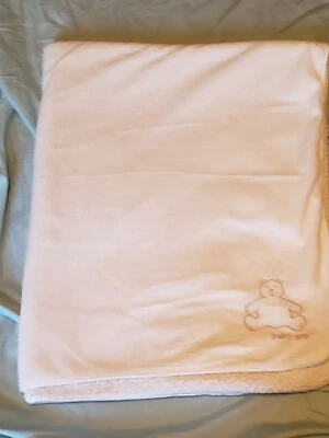 BABY GAP Brannan Bear Blanco Piel Sintética Sherpa Bebé Cuna Manta 30 x 40 Usado en Excelente Condición  Foto 1 de 3