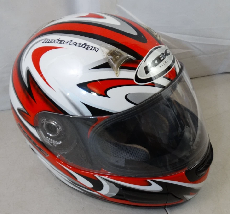 KBC Motodesign Helmet Motorcycle Head Gear Protection Face Coverage Size S - Image 1 of 4