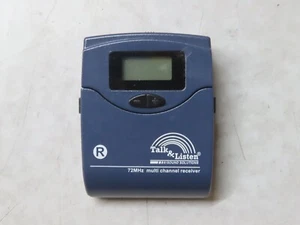 Talk & Listen sound solutions 72mhz receiver TLK-RX72BP 72.1-75.9MHz.  Free Ship - Picture 1 of 4