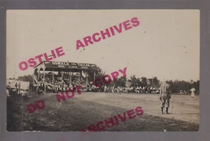 Albia IOWA RPPC 1908 BASEBALL GAME UNDERWAY Advertising Bill Anderson Collection - Picture 1 of 4
