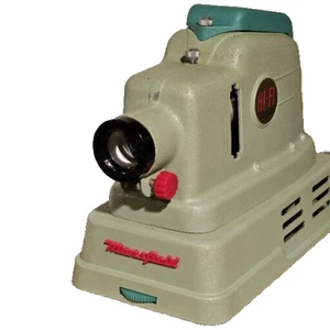 Mansfield HI-FI Deluxe 500 Slisde Projector 1950s Green Red Chorded Lens MCM - Picture 1 of 9
