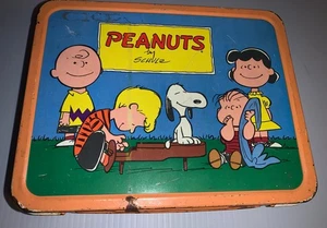VTG Peanuts Lunch Box 1959 No Thermos GUC Light Rust only - Picture 1 of 5
