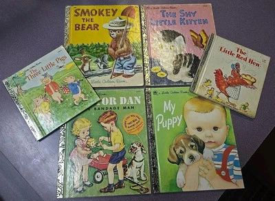 A Little Golden Book Lot Of 11 Vintage Titles - Image 1 of 4