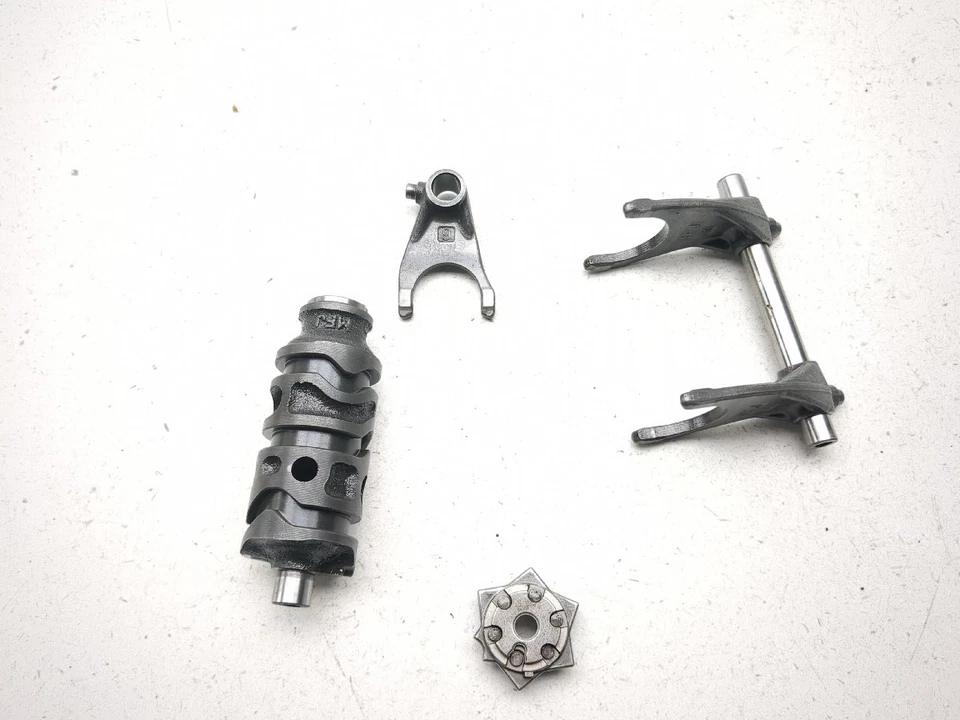 08 Honda CBR 600 RR Transmission Shift Shifter Forks and Drum - Image 1 of 4