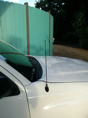 15" inch Black Stainless Antenna Mast Radio AM/FM for Nissan Frontier 1998-2023 - Image 1 of 4