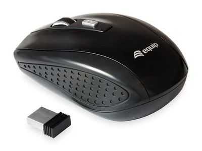 Equip Wireless Travel Optical Mouse - Black - Image 1 of 4