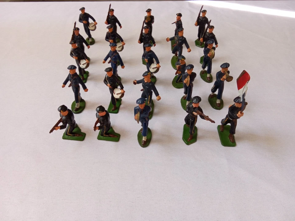Lot 25 Soldats Starlux – Militaires Français – Chasseurs Alpins – Figurines Vint - Photo 1/4