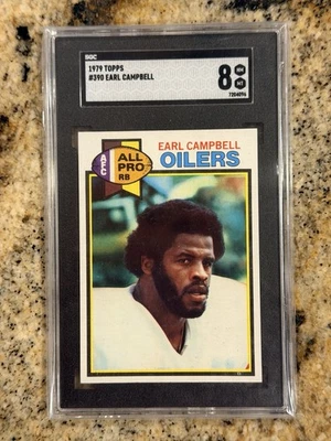 1979 Topps Earl Campbell RC #390 SGC 8 - Image 1 of 2
