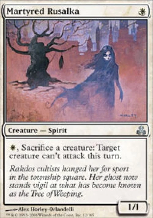 Martyred Rusalka -Foil Medium Play MTG Guildpact - Image 1 of 1