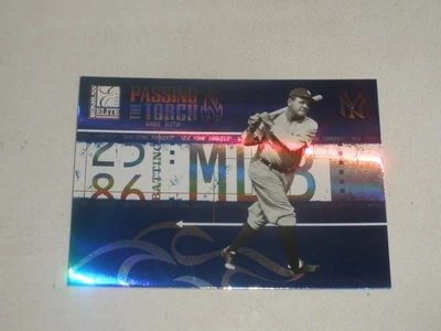 Donruss Elite Passing The Torch 2005 azul #5 Babe Ruth 0039/1000 Foto 1 de 2