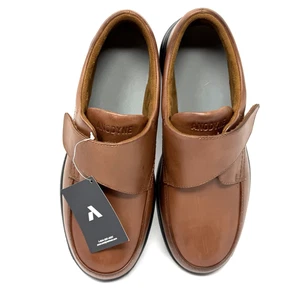 Anodyne Nº 28 Informal Oxford Cuero Marrón Correa Única Cómodo Hombre Zapato 9 Ancho - Imagen 1 de 10