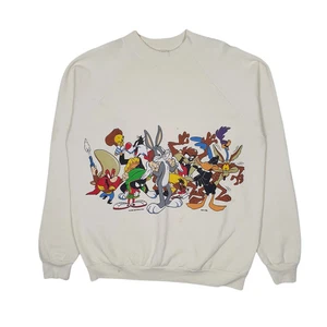 FRUIT OF THE LOOM Crewneck Vintage 90s 1994 Looney Tunes Pullover Sweatshirt Herren - Bild 1 von 7