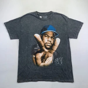 Ice Cube T Shirt Mens Large Gray 92 Tour Hip Hop Rap Tee Graphic Print Tee - Picture 1 of 8